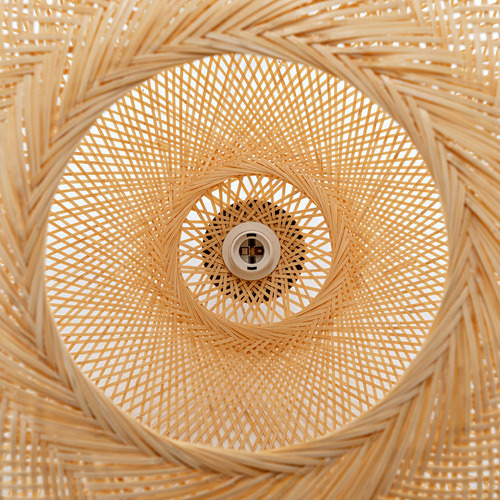 Lucy Handwoven Bamboo Pendant Light
