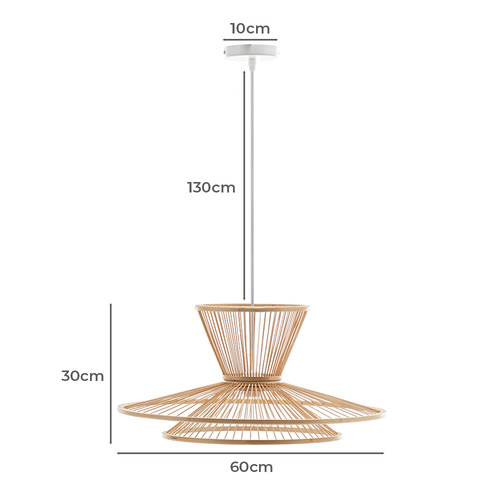Effie Bamboo Pendant Light