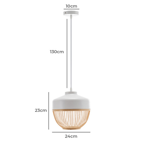Iqra Bamboo Pendant Light