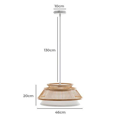 Claudia Bamboo Pendant Light
