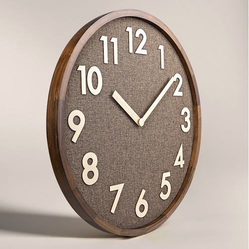 70cm Langga Pine Wood Wall Clock