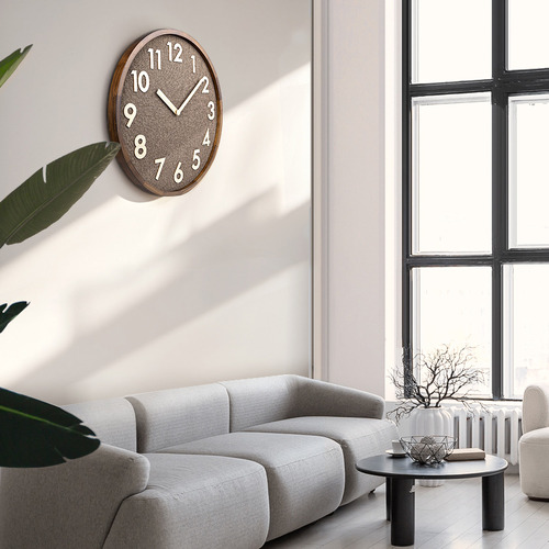 70cm Langga Pine Wood Wall Clock