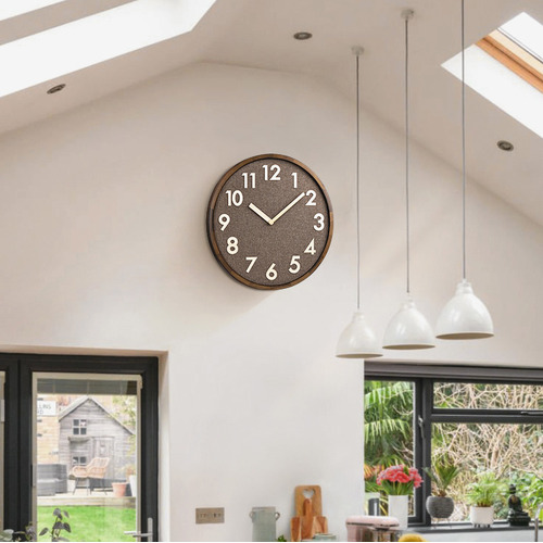 70cm Langga Pine Wood Wall Clock