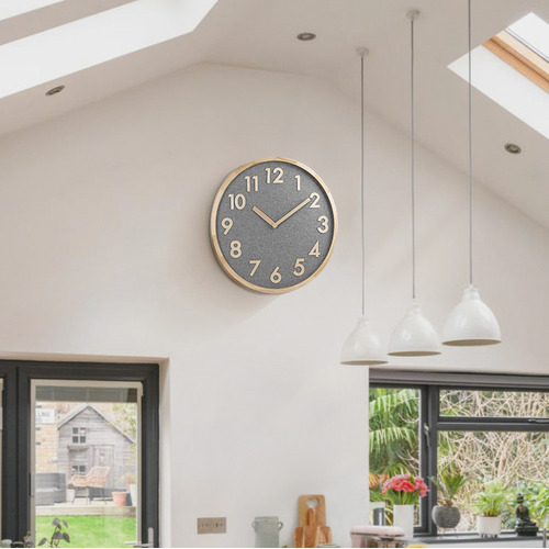 70cm Langga Pine Wood Wall Clock
