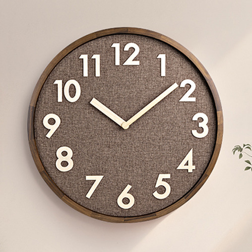 70cm Lara Pine Wood Wall Clock