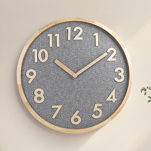 70cm Lara Pine Wood Wall Clock