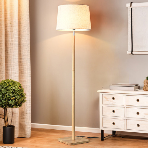 155cm Ambilux Linen Floor Lamp