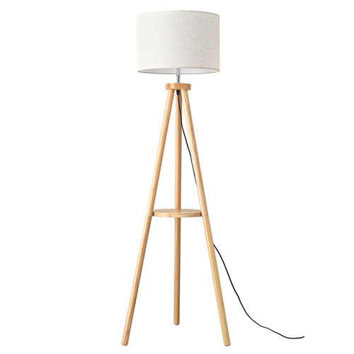 150cm Aurala Wooden Floor Lamp
