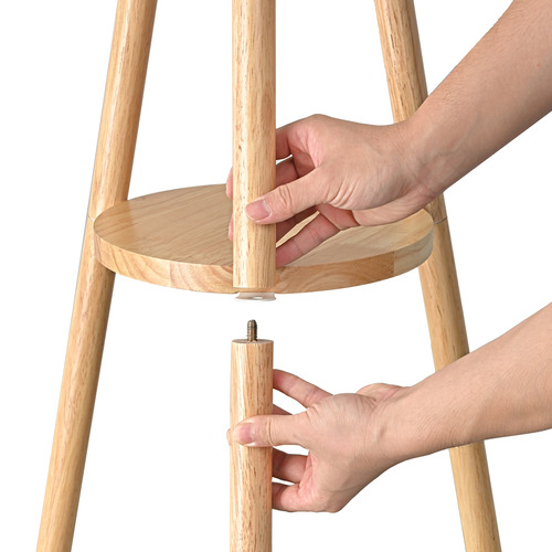 150cm Aurala Wooden Floor Lamp