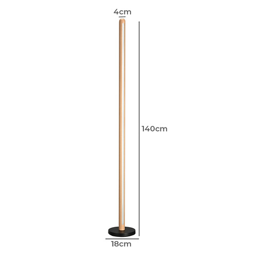 140cm Zain Hemisphere Linear Floor Lamp