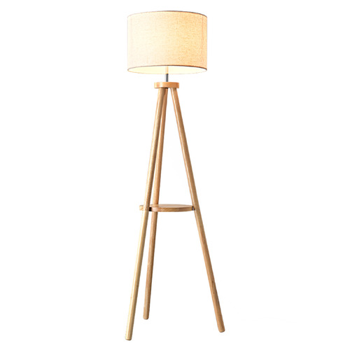 150cm Aurala Wooden Floor Lamp