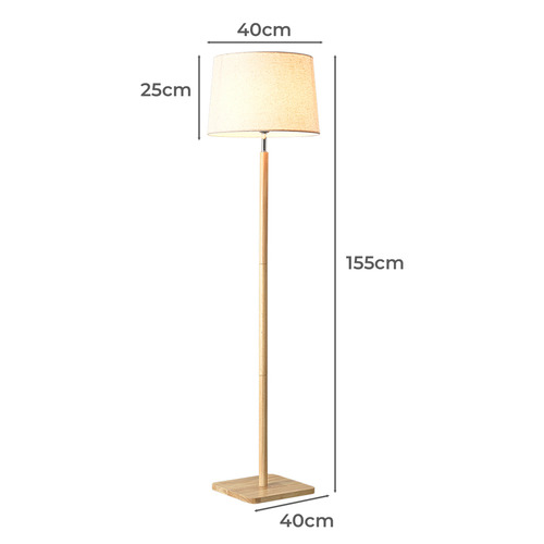 155cm Ambilux Linen Floor Lamp