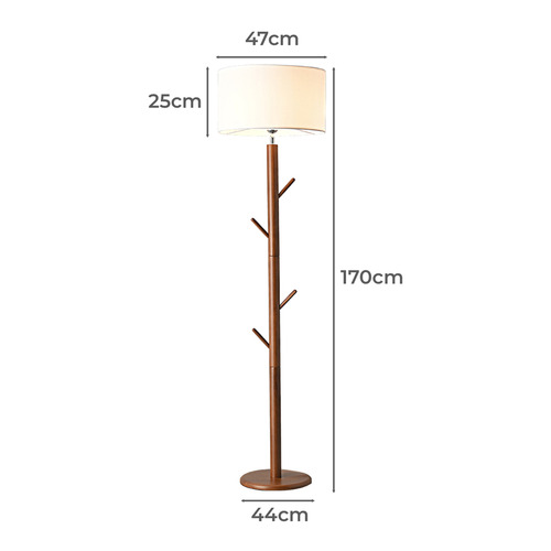 170cm Luxora Wooden Floor Lamp