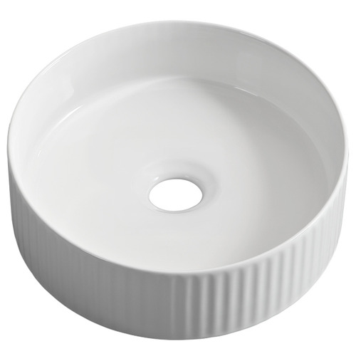 Cove 360mm Gloss White Ceramic Above Counter Basin