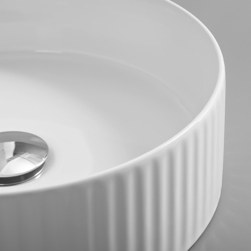 Cove 360mm Gloss White Ceramic Above Counter Basin