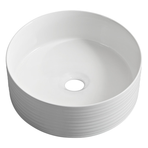 Cove 365mm Gloss White Ceramic Above Counter Basin