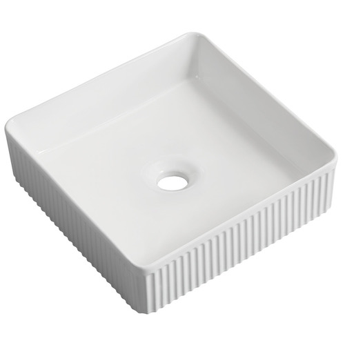 Cove 415mm Gloss White Ceramic Above Counter Basin