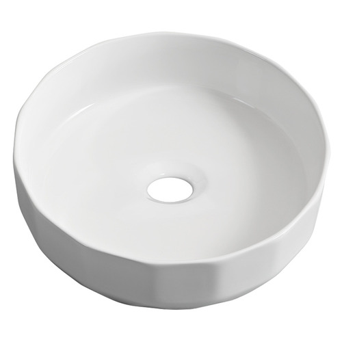 Cove 400mm Gloss White Ceramic Above Counter Basin