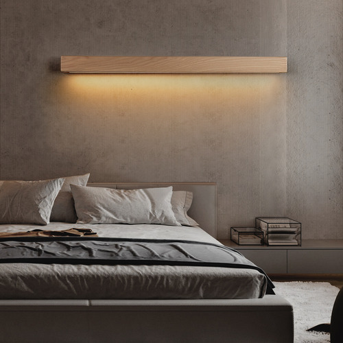 Theia Ash Wood Wall Light