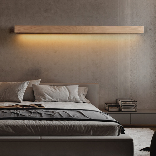 Theia Ash Wood Wall Light