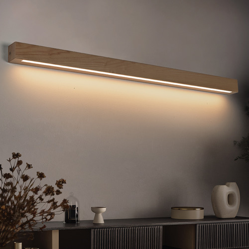 Theia Ash Wood Wall Light