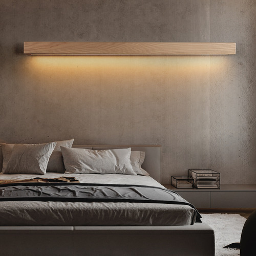 Theia Ash Wood Wall Light