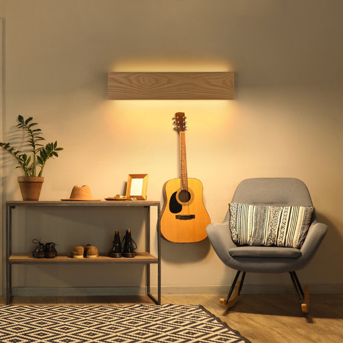 Dielli Ash Wood Wall Light