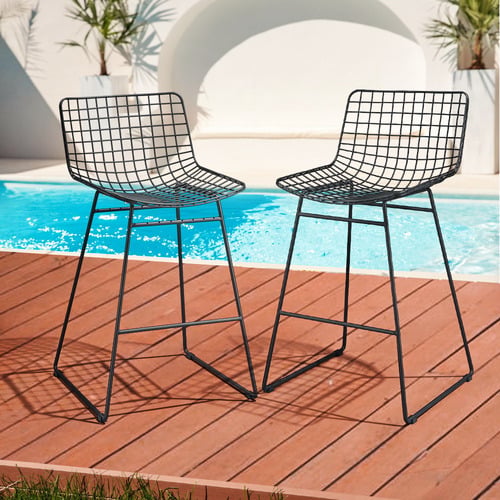 78cm Caius Outdoor Bar Stools