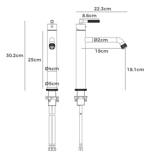 Perach Tall Basin Mixer