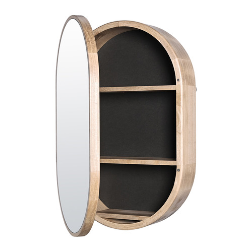 Wren 450mm Oval Mirrored Shaving Cabinet