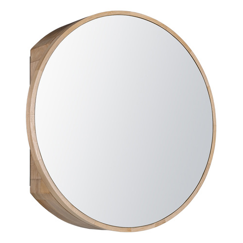 Zali 600mm Round Mirrored Shaving Cabinet