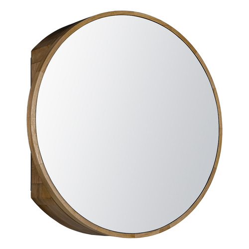 Zali 600mm Round Mirrored Shaving Cabinet