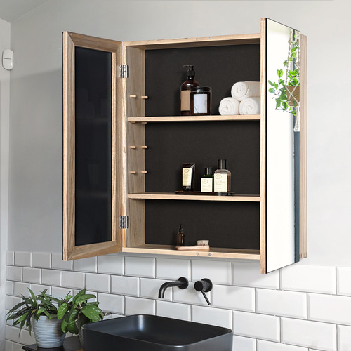 Kirra 600mm Mirrored Shaving Cabinet