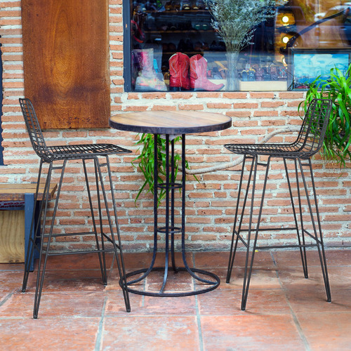 75.5cm Aziel Outdoor Bar Stools