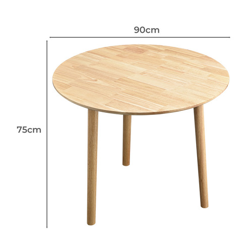 Vail Rubberwood Dining Table