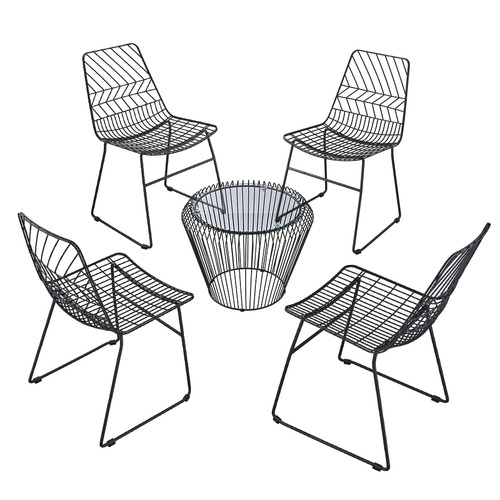 4 Seater Faelan Outdoor Bistro Set
