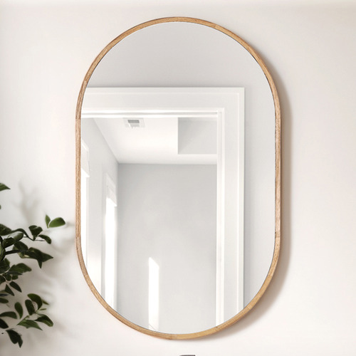 Wren 450mm Oval Mirrored Shaving Cabinet