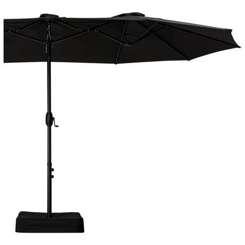 4.6m Hiraiya Patio Umbrella with Base