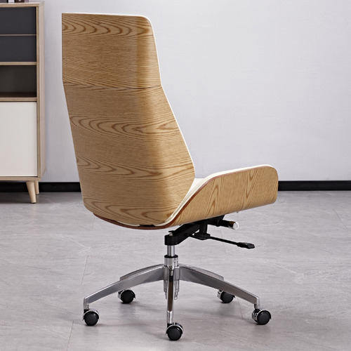 Brook High Back Ash Wood Office Chair
