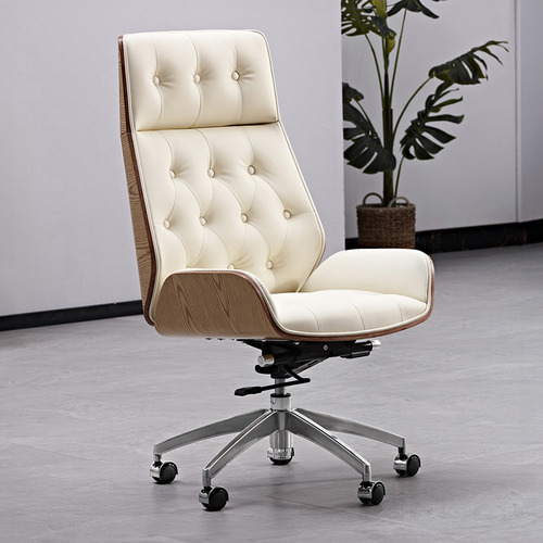 Brook High Back Ash Wood Office Chair