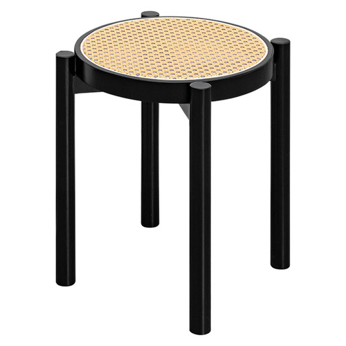 45cm Blanche Rubberwood Bar Stools