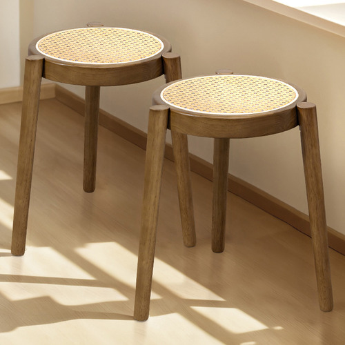 45cm Ellis Rubberwood Bar Stools