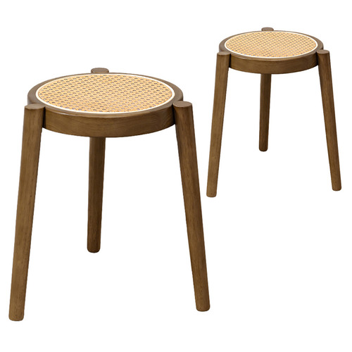 45cm Ellis Rubberwood Bar Stools