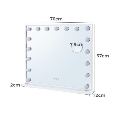 White Nia LED Make-Up Mirror