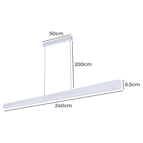 Monet 240cm LED Linear Pendant Light