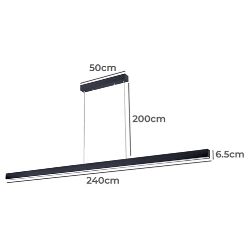 Wex 240cm LED Linear Pendant Light