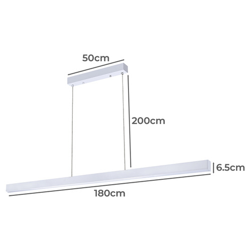 Wex 180cm LED Linear Pendant Light