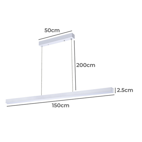 Elio 150cm LED Linear Pendant Light