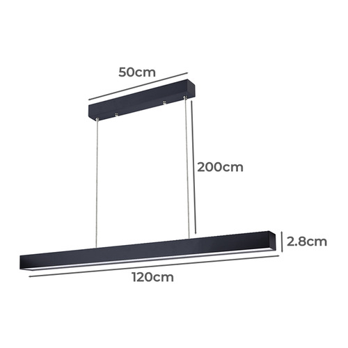 Kuro 120cm LED Linear Pendant Light