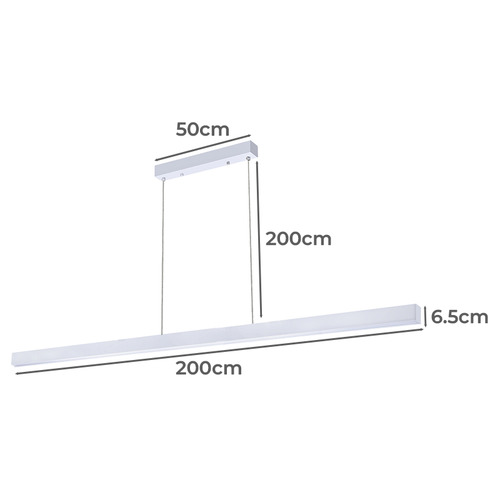 Wex 200cm LED Linear Pendant Light